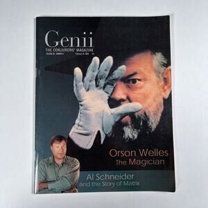 Orson Welles Genii Magazine Vol 63 #2 February 2000 Vintage Magician Magic